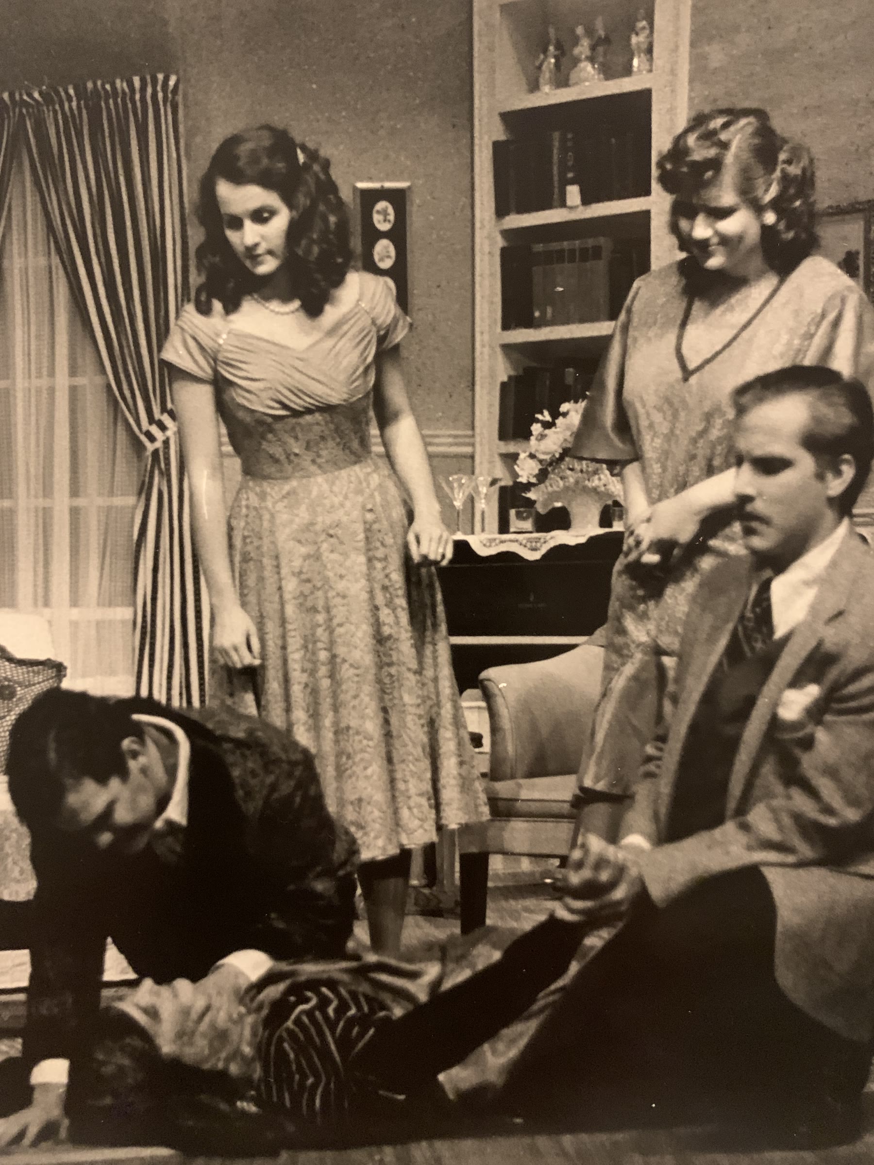 Grace in the college production of Blithe Spirit